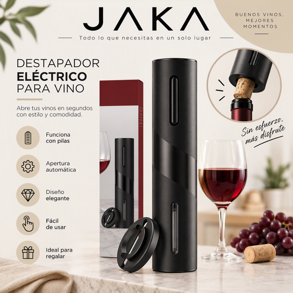Destapador Sacacorchos Eléctrico