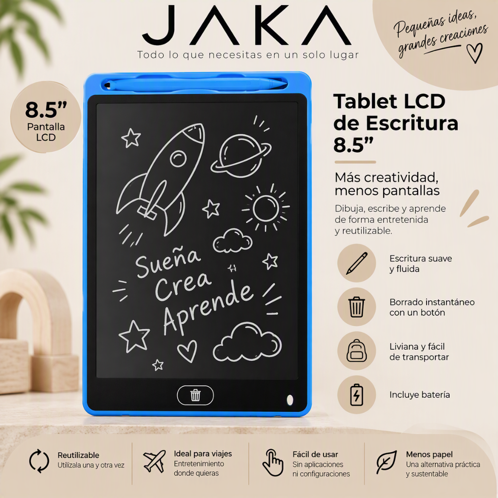 Tablet magica de dibujar para niños 8,5"